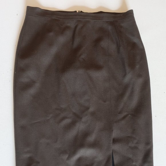 Womens Cynthia Rose Brown Pencil Skirt 4 * - Picture 6 of 14